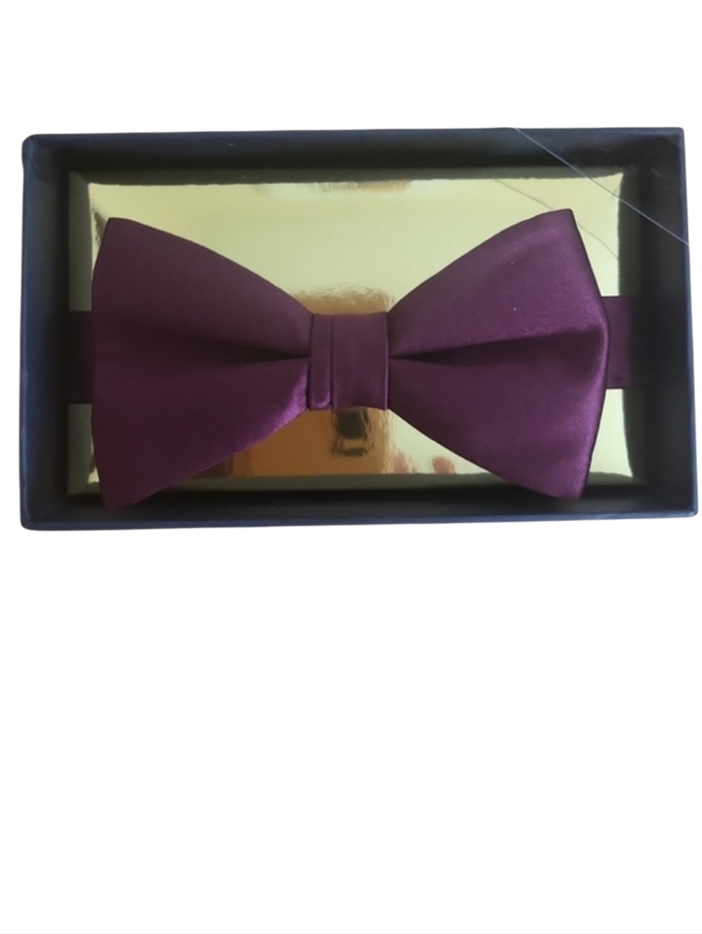 Pronto Uomo Burgundy Silk Pre-Tied Bow Tie NWT